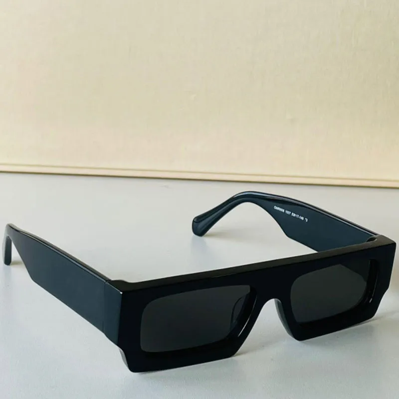 22Ss Retangular clássico moda 40008 óculos de sol 8 0MM placa de policarbonato entalhado óculos de sol para homens e mulheres sol branco g249p
