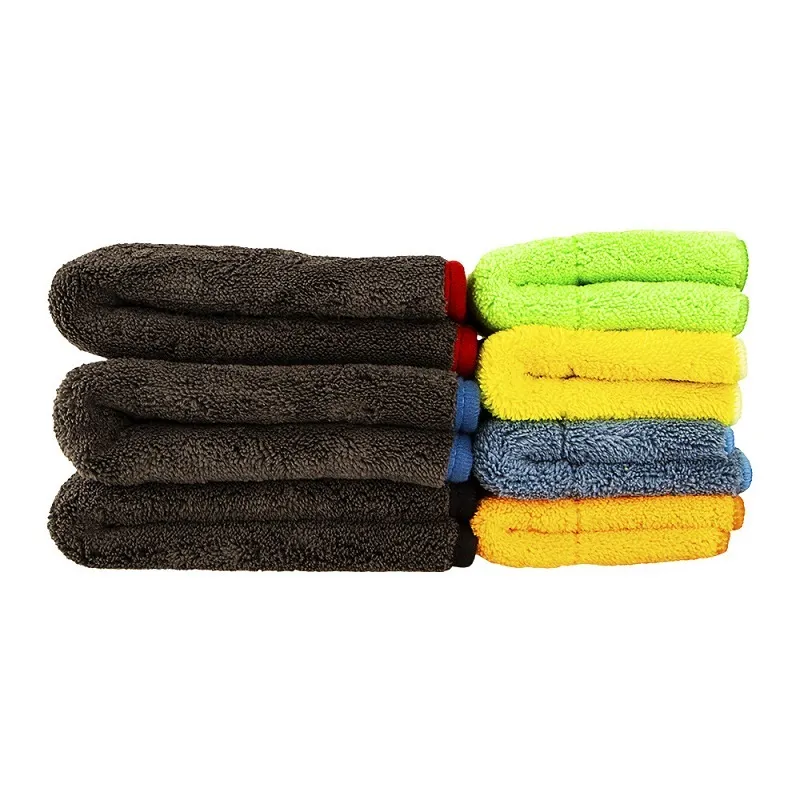 Doekjes bijgewerkt 1200 gsm ultra-dikke auto drogen microfiber doek zachte super absorberende reinigingshanddoek