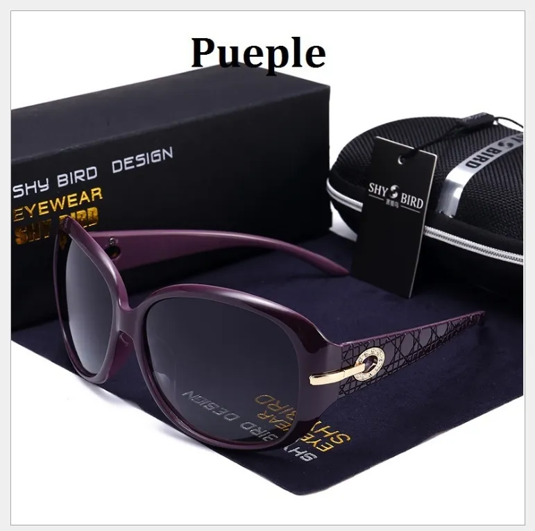 2021 Trend Luftfahrt polarisierte Frauen Sonnenbrille Marke Gradienteninnen Frauen Sun Glass Original Diamond Sonnenbrille Fahren Sonnenbrille308y