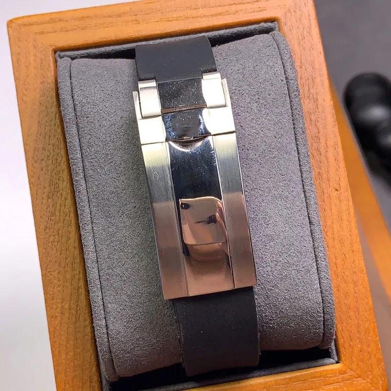 Męskie w pełni automatyczny zegarek mechaniczny arabski pasek liczbowy pasek ze stali nierdzewnej i skórzane szafirowe lustro wodoodporne