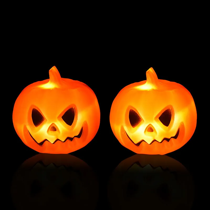 Хэллоуин тыква фонарь 18 см светящийся призрак под названием голосовой контроль злые тыквы бар реквизит сцена макетные орнаменты
