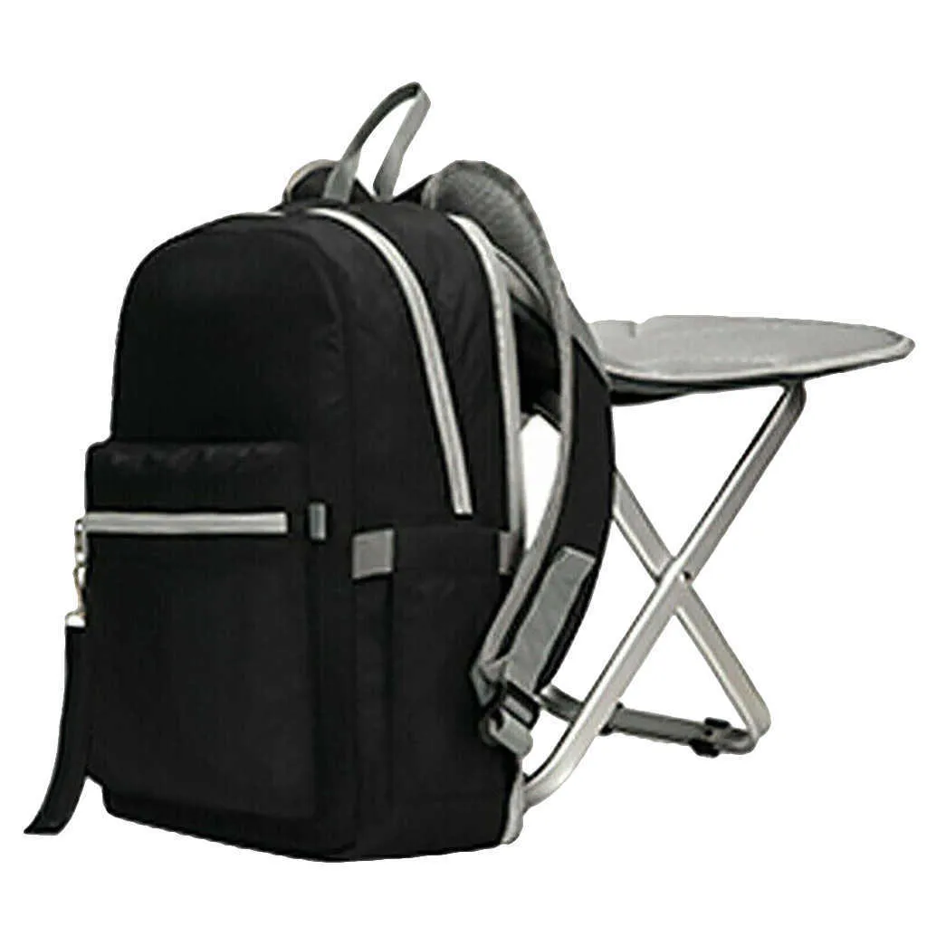 Nouveau Pliant Portable Chaise Tabouret Sac À Dos Pique-Nique Voyage Sac De Pêche Camping Randonnée Solide Sac Siège Étanche En Plein Air Sac # g4 Y0721