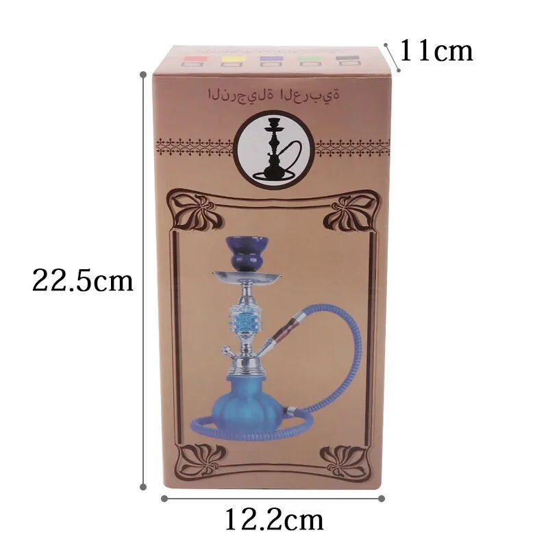 Arabic shisha bar hookah big smoke medium double tube water pipe somking accessories