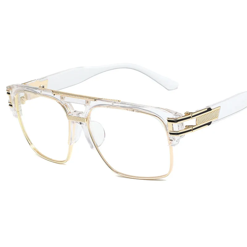 Tidal Fashion Sunglasses Men's and Women's Vintage Dazzling Reflective Sun Glasses
