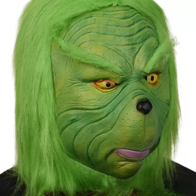Halloween Green Mask de Natal Masks de festas Máscaras de fantasias Cosplay Chapelar