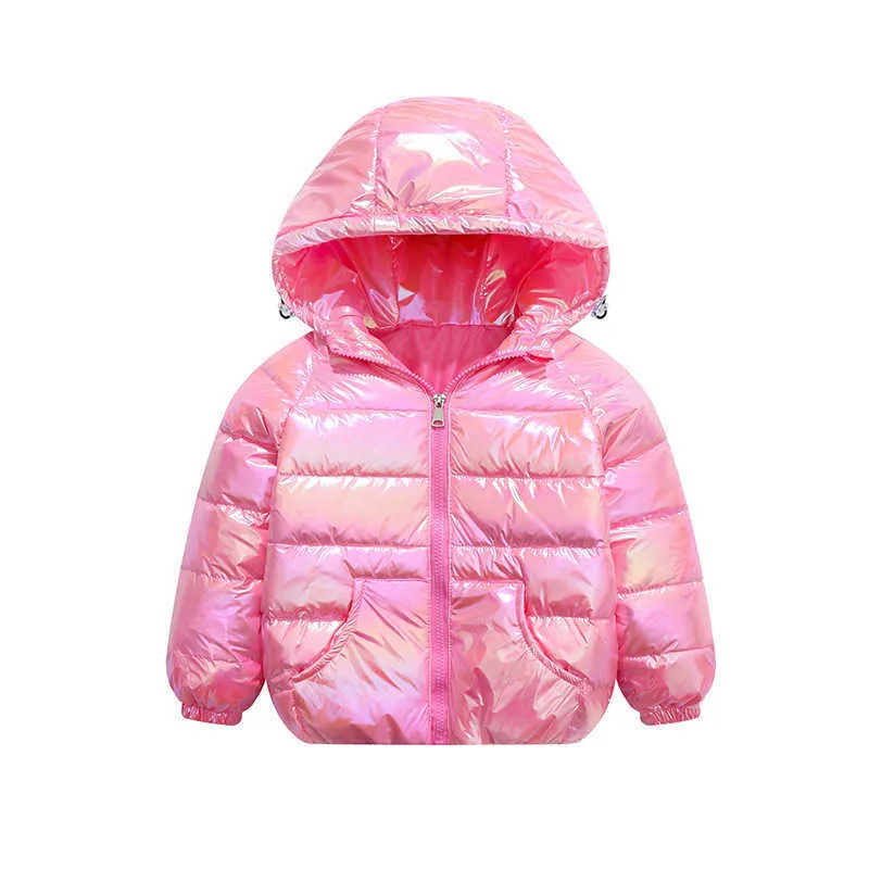 2-9Y Nouveaux garçons filles vestes blanc canard vers le bas hiver mode sport veste vêtements d'extérieur enfants veste filles vêtements hiver manteau chaud H0909