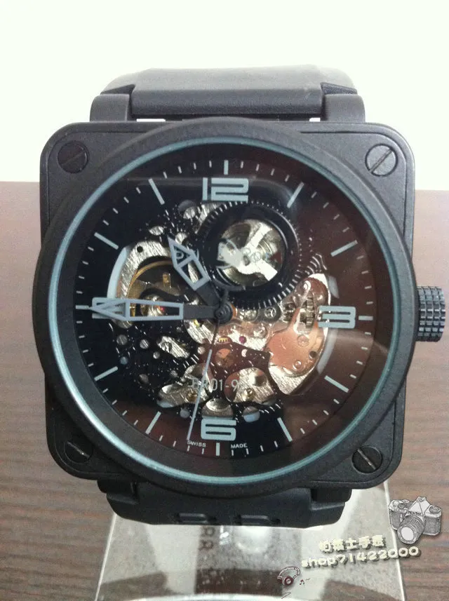 ساعة ميكانيكية أوتوماتيكية MAN ES Bell Steel Stains Ross ES Luxury BR049568717