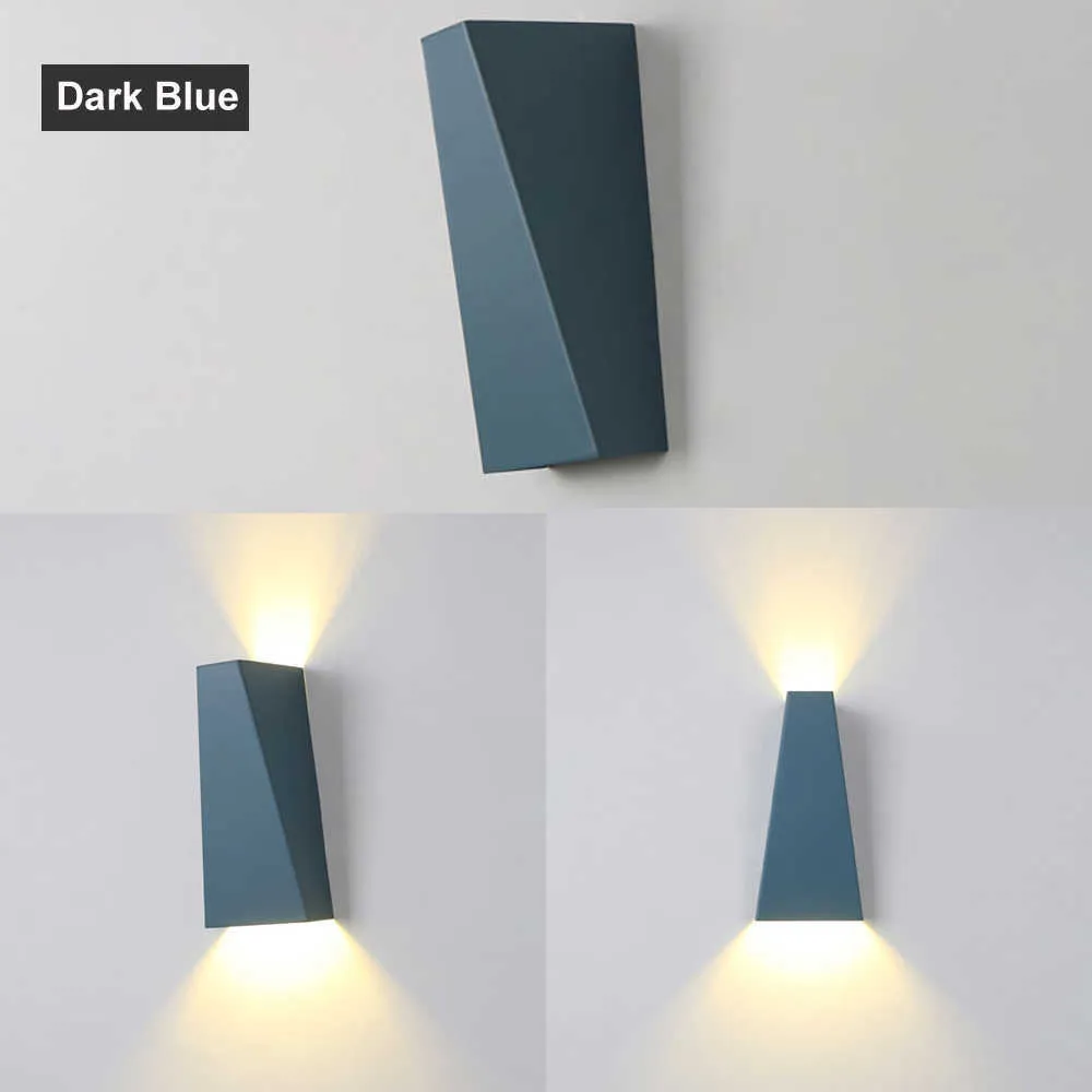 Modern Minimalist LED Wall Lamps Bedside Reading Lights Living Room Decoration Lighting el Wall Lamp Indoor Luminaire 210724