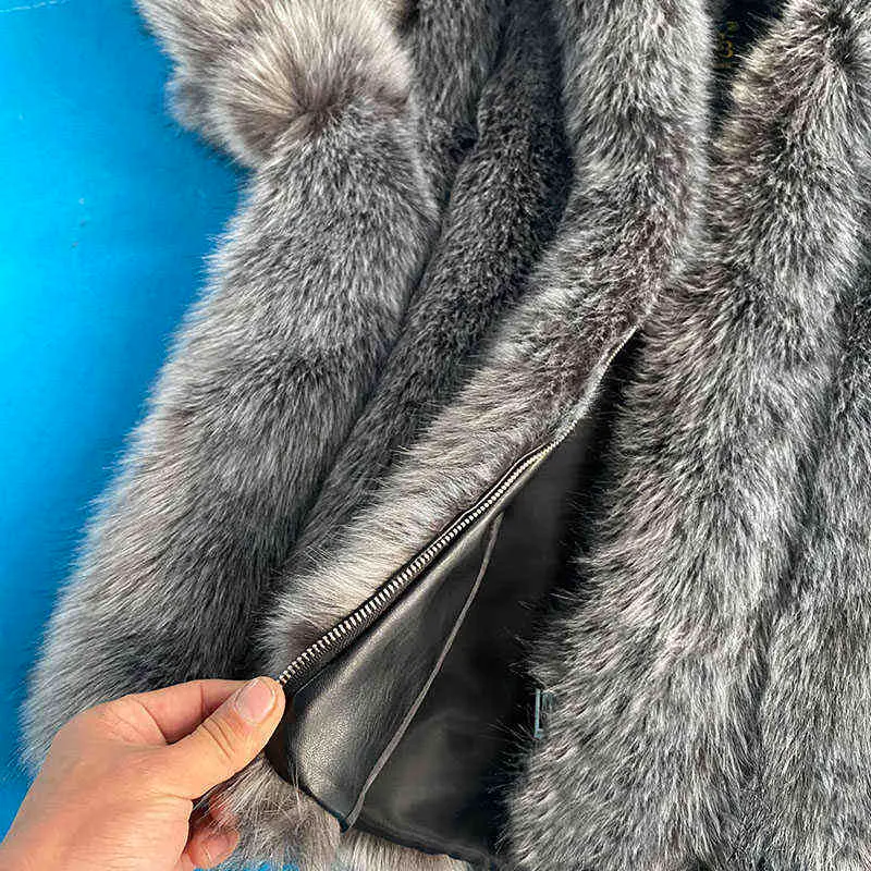 FANPUGUIZHEN Faux Fur Coat Winter Fake Fur Jacket Fashion Mink Outwear Thick Women's Overcoat Women's Jacket 211110
