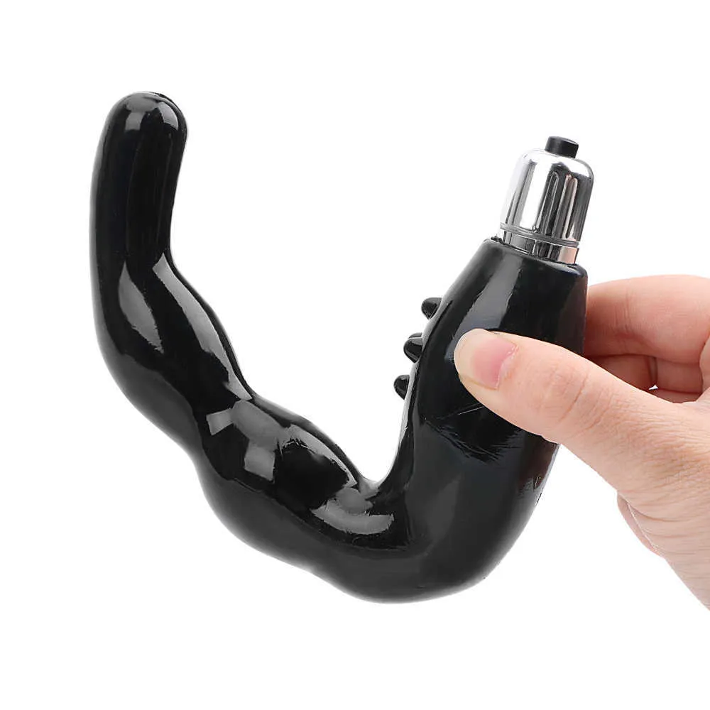 Massageobjekt Uppgradera G-Spot Vibrator Male Masturbator Anal Butt Plug C Typ Sexiga Leksaker För Människor Prostata Massager Produkter