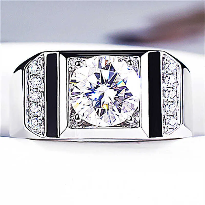 Damskie pierścienie Kryształowe Otwarcie Biznes Kamień Diament Ring Genious Fashion Wedding Lady Cluster Style Band