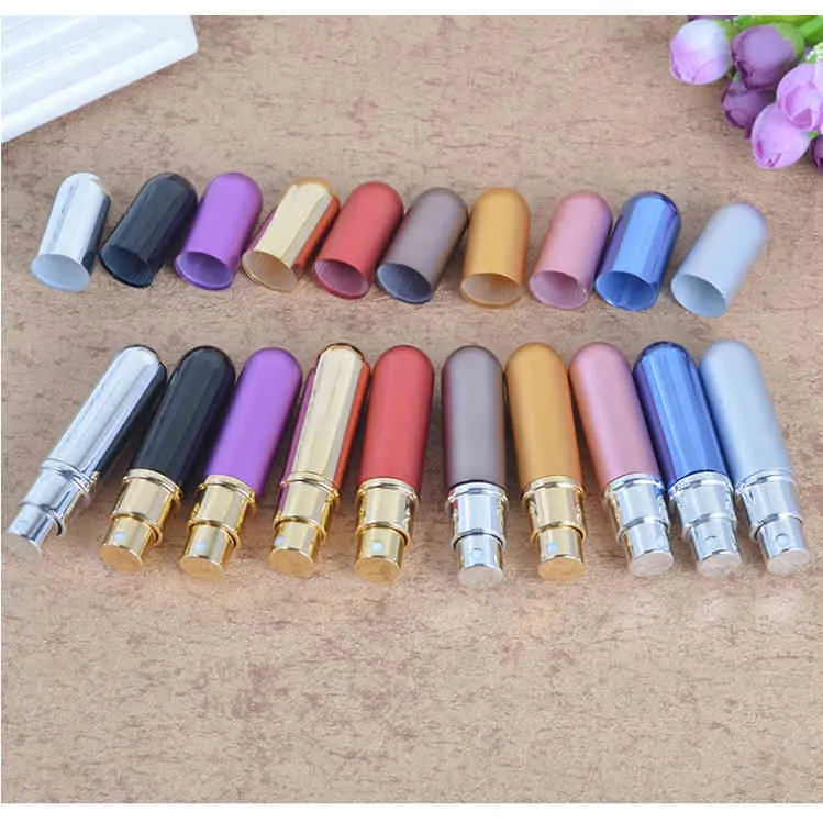 Wholesale 3ml6ml High-end Mini Perfume Bottle,travel portable moisture spray bottle.Bottom filling Self pump spray bottle