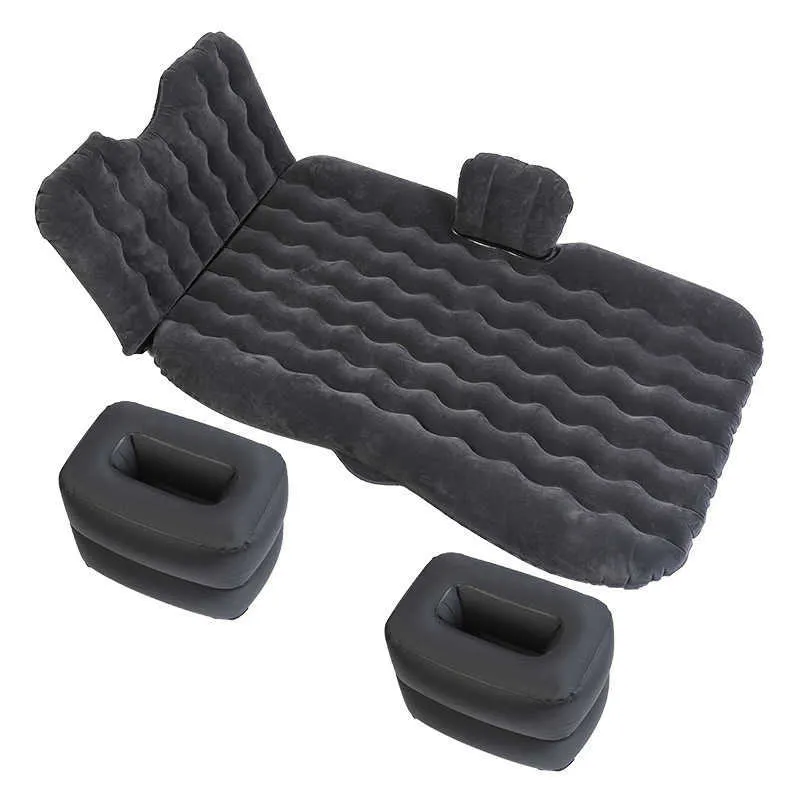 Siège de lit de voyage pour voiture, matelas gonflable à Air, oreiller multifonctionnel, tapis de Camping en plein Air, coussin universel, grande taille 205U