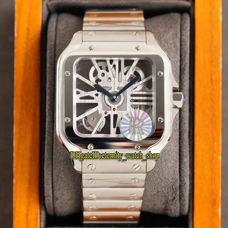 Sonsuzluk Saatleri V3 Yükseltme Versiyonu RRF 0015 Horloge Skeleton Lm 0012 Swiss Ronda 4S20 Kuvars Erkekler İzle İki Ton Altın Hızlı Disas211t