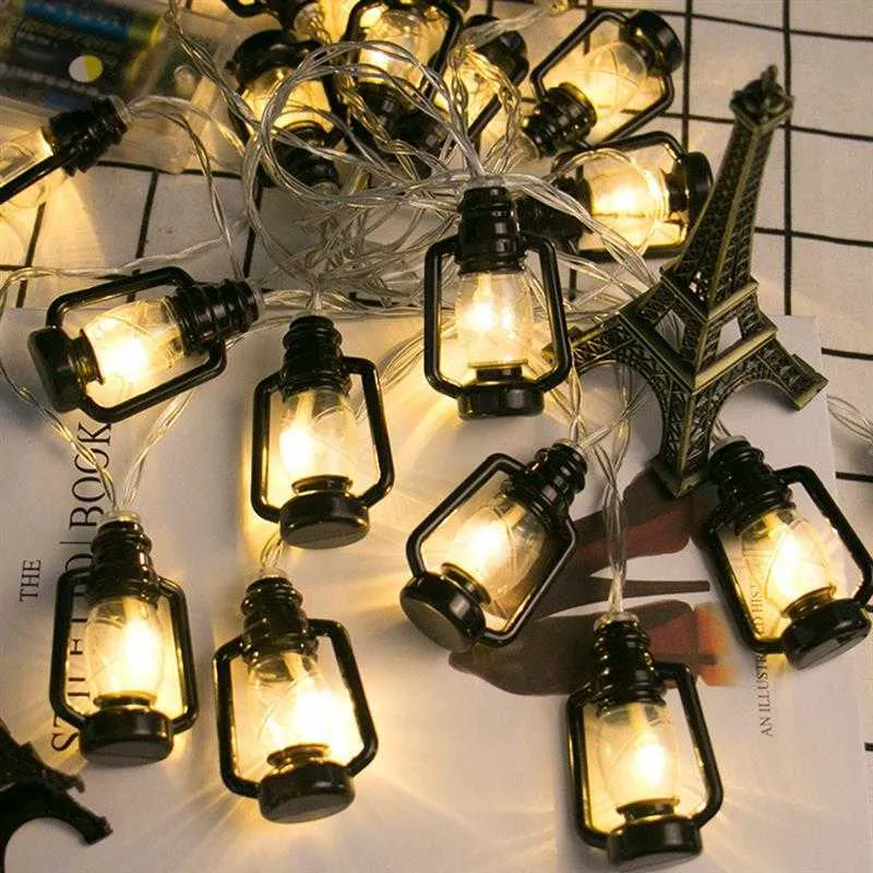 Kerose Bottle Light String LED Fairy Garland Lantern String Batterij Powered Lights GuiLande Exterieur Solaire Slinger Outdoor Y0712