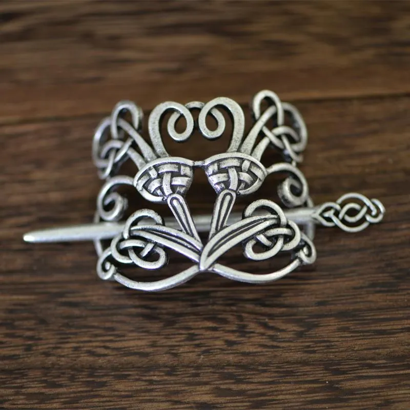 Haarspeldjes Haarspeldjes Langhong 10 STKS Viking Knoop Haarspeld Voor Vrouwen Cletics Jewelry296O