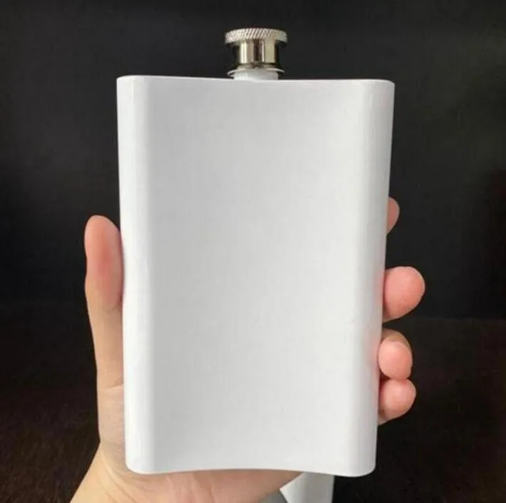 8oz Blank Sublimation Flask Hip Flask Stainless Steel Water Bottle Double Wall Diy Lover Outdoor Tumblers Drinkware