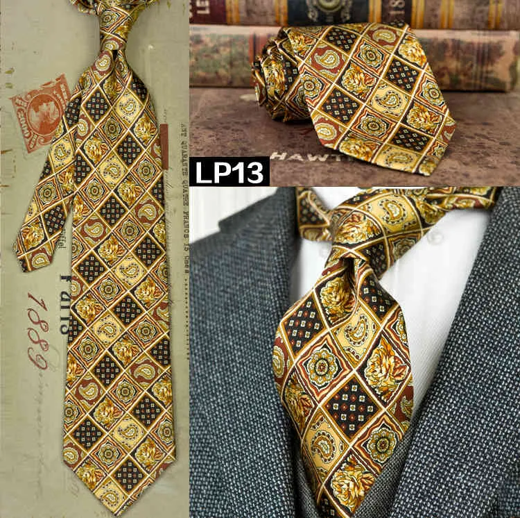 Handmade Drukowanie Męskie Krawaty Wzór Krawat Paisley Geometryczny 100% Jedwab Wydrukowane Klasyczne Unikalne Garnitur Prezent Dla Mężczyzn