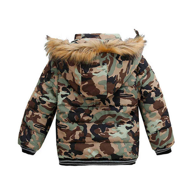 Осень зима детские мальчики из искусственного меха куртка пальто дети детей с капюшоном теплая шерстяная верхняя одежда для мальчика одежда 2 3 4 5 года 211203