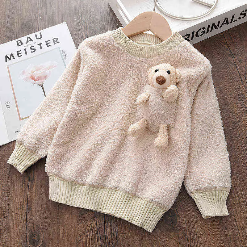 Menoea Baby Sweater for Kids Winter Clothes Autumn Fall Girls Toddler Outfits Knitted Korean Children Knitwear Tops 211201