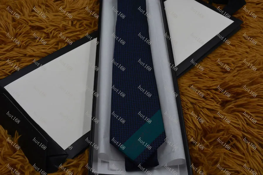 cravatte classiche di moda cravatta di seta 100% di alta qualità moda edizione classica cravatte strette casual da uomo spedizione veloce con scatola G501226R