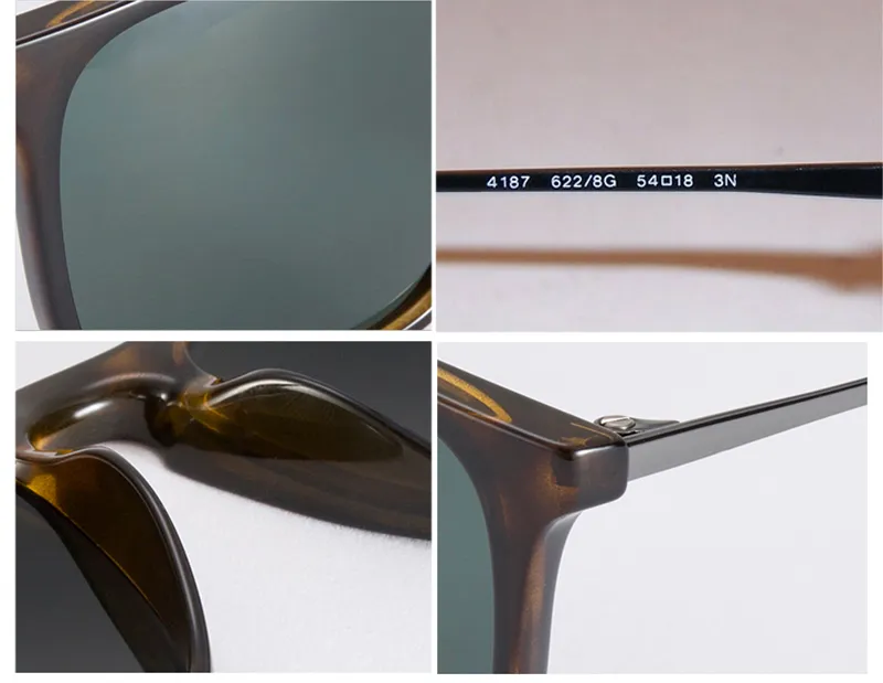Fashion CHRIS 4187 Square Polarized Sunglasses Men Women Luxury Brand Sun Glasses Nylon Frame Gafas Oculos De Sol