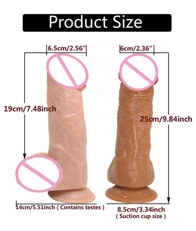 NXY godes jouets anaux nouveau pénis de Simulation pour femmes épais fausse Masturbation Plug mari et femme amusant produits de sexe pour adultes 0225