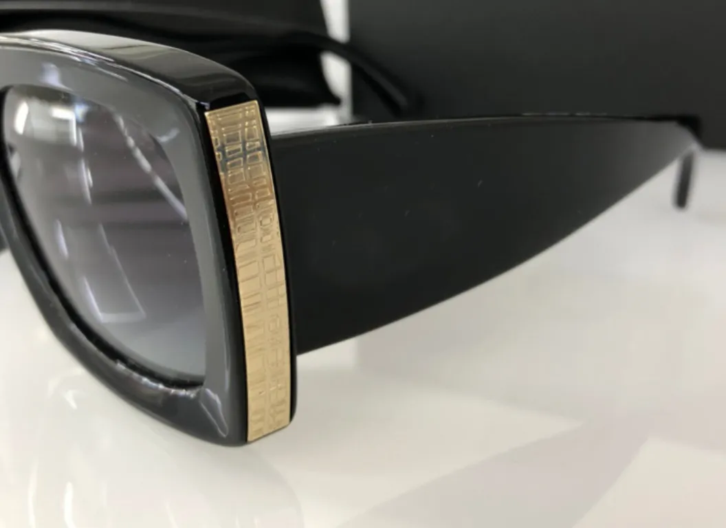 Óculos de sol quadrados pretos 5435 Descubra os óculos occhiali da sola Mulher Moda Sol Tons de proteção UV com Box2318