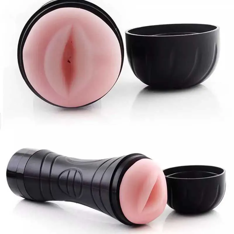 Sex Toys for Man Sucking male masturbat Cup Artificial Real Pocket Pussy Realistic Anal Soft Silicon Vagina Cup Adult Sex Tool P0819