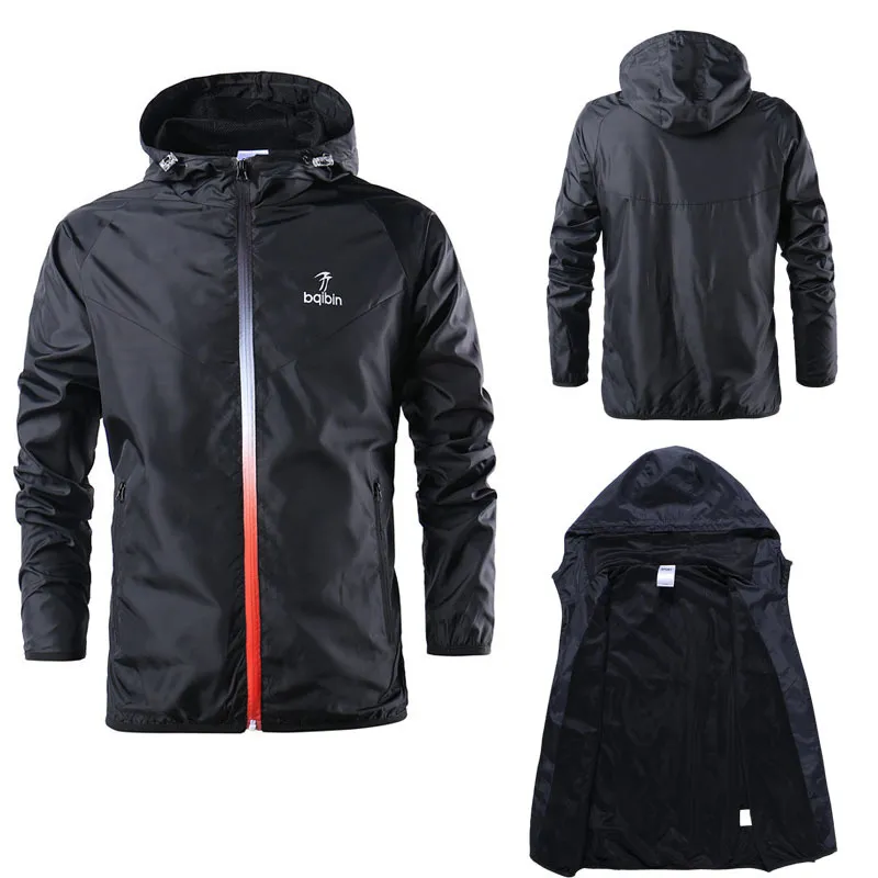 Men Hooded Riding Raincoat Poncho Waterproof Motorcycle Clothes Rain Jacket Tops Cover Outdoor Rainwear Impermeable Trench Coat 214639261