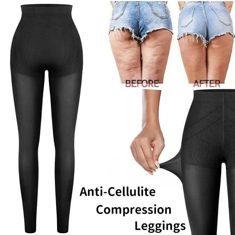 Shaperewear анти целлюлит сжатия леггинсы Высокая талия нога формируйте женщин животик для похудения оболочки корпуса корпус бедра тонкие брюки