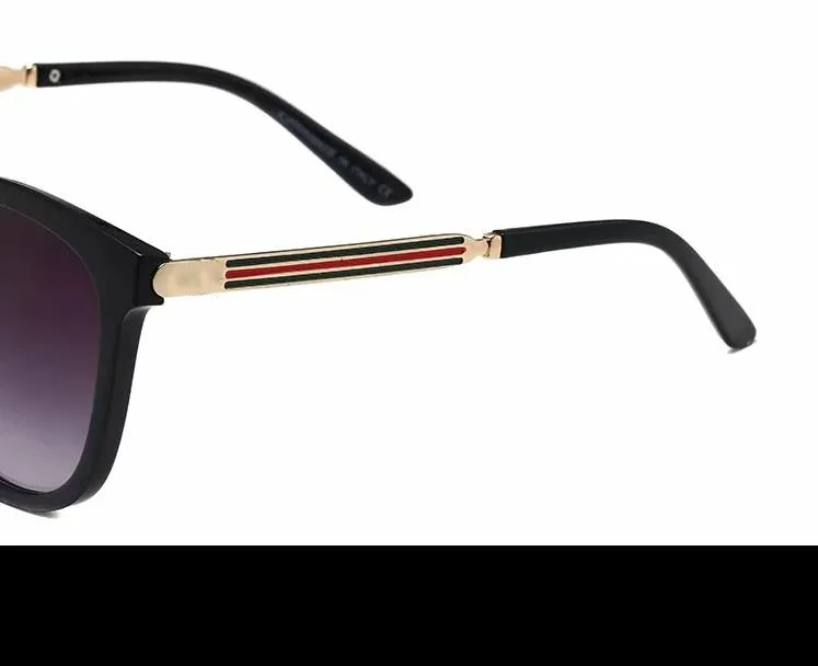 Solglasögon designade för män och kvinnliga glasögon utomhusparasoler PC Frame Stylish Classic Ladies Sports 0079 Solglasögon speglar SE269F