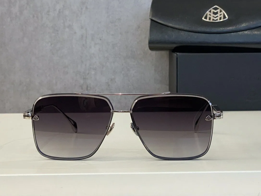Top Mayba The Gen I Originali occhiali da sole di alta qualità maschi famosi marchio di lusso retrò alla moda di lussuoso lussuoso Desi261v