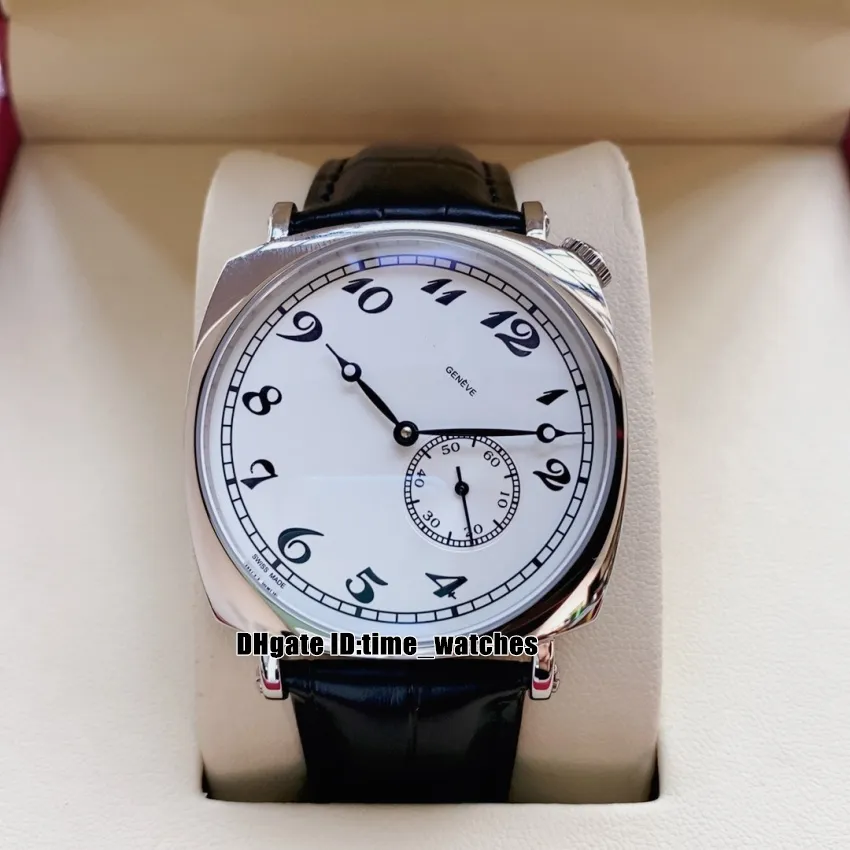 Nuovo orologio da uomo automatico Historiques American 1921 da 40 mm 82035 000R-9359 Cassa in oro rosa quadrante bianco cinturino in pelle marrone Alta qualità 301k