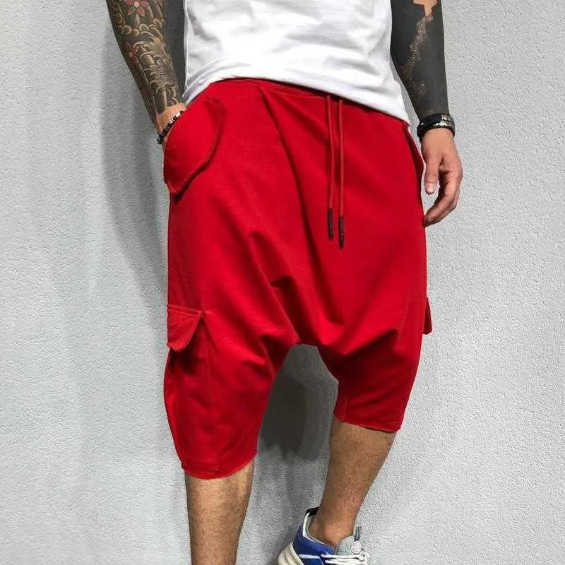 Pantalons Hip Hop pour hommes Lâche Multi Pocket Street Sports Casual Harlan Slim Fit Track 210713