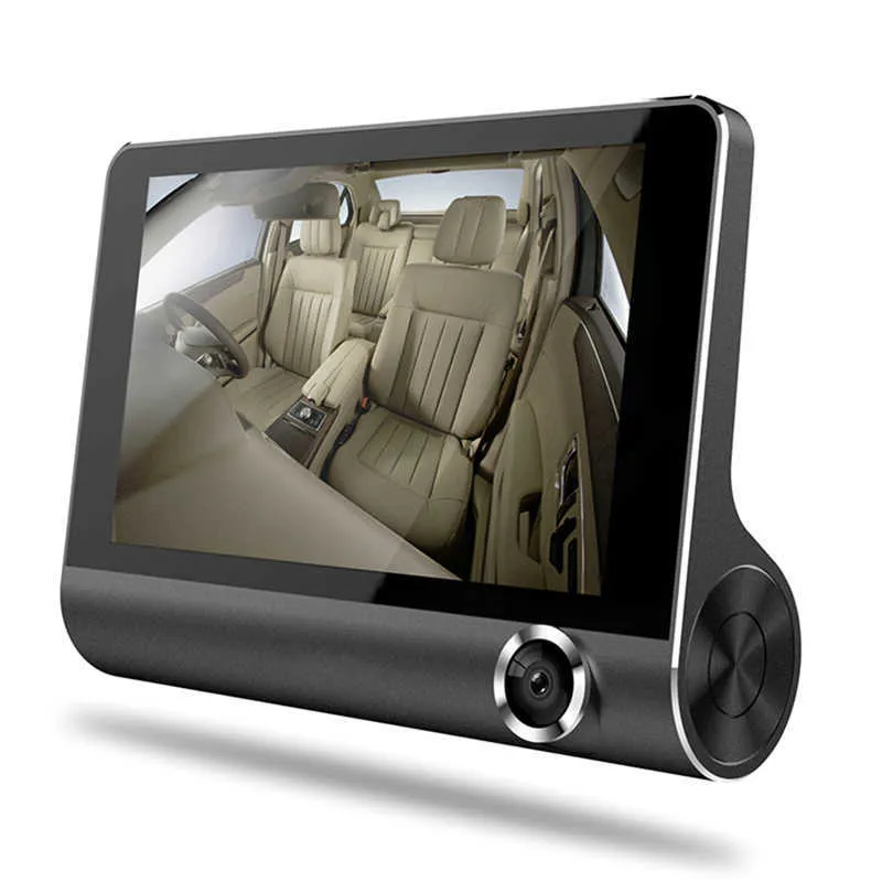 HD IPS Screen Car DVR 3 obiektyw 4 0 -calowy aparat deski rozdzielczej z kamerą wsteczną rejestrator wideo automatyczny rejestrator DVRS kamera nowa przyjęcie ca2636