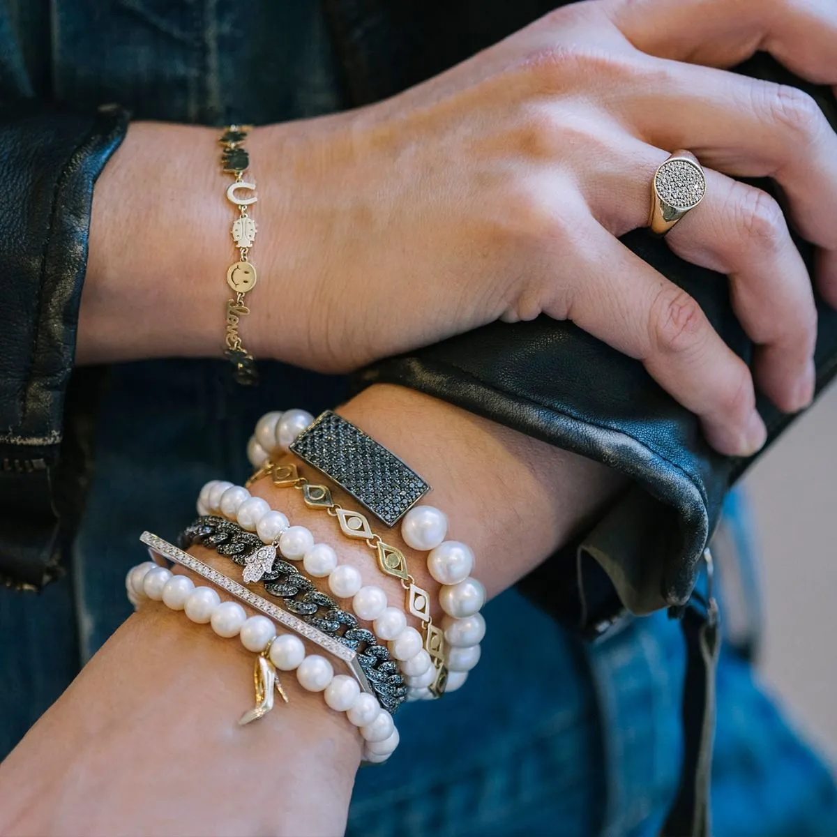 Ensemble de bijoux avec bracelet et collier turc, couleur or, porte-bonheur, mauvais œil, chaîne à maillons, 2020