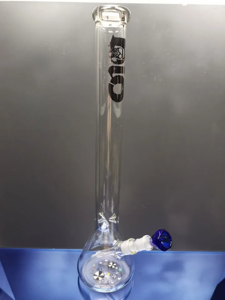 20 pollici Big Bong in vetro Beaker Bong Parete in vetro spesso Tubi acqua super pesanti con giunto da 18,8 mm Bong acqua mothshopshop