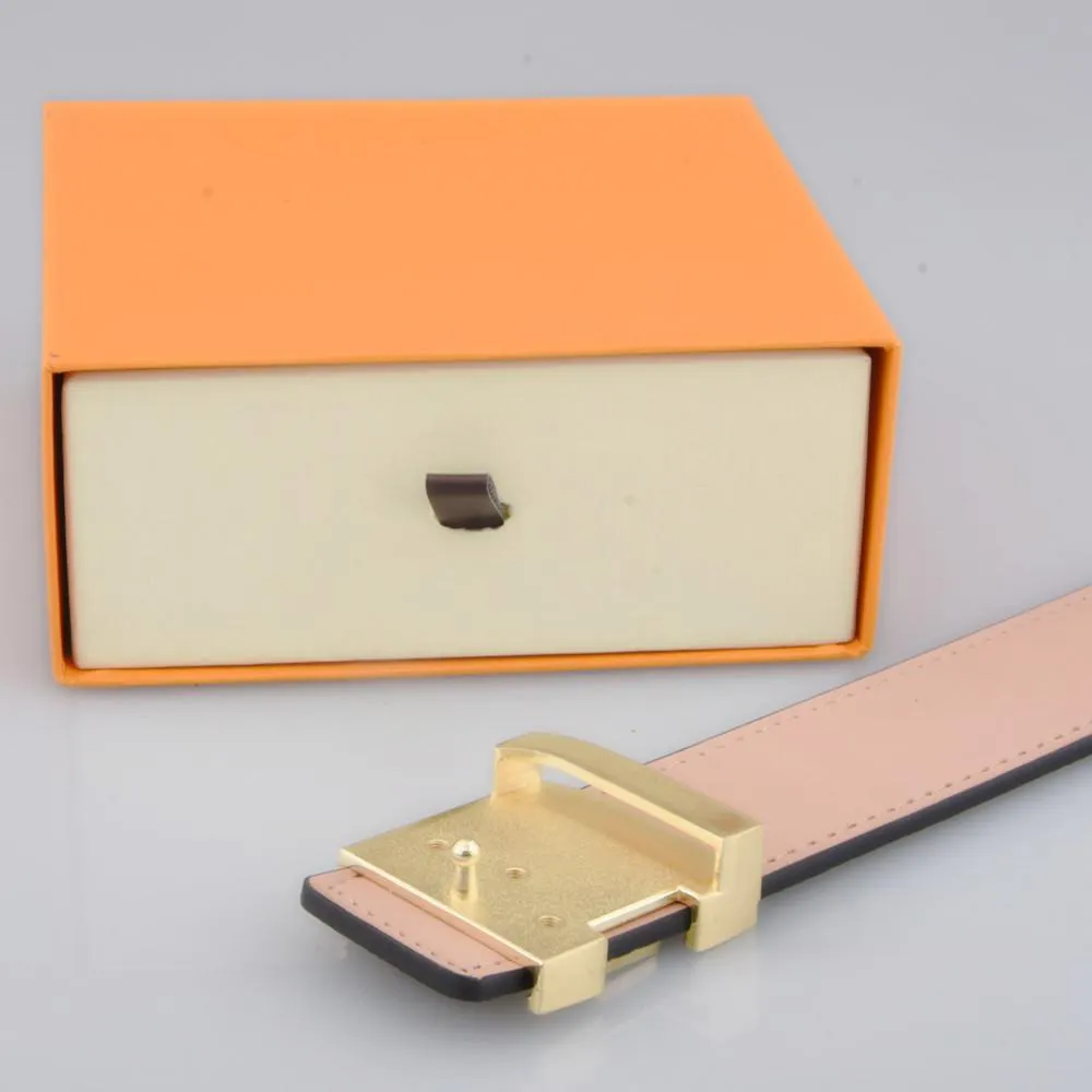 أحزمة مصممين جديدة ذات جودة عالية من مصممي المصممون العالي الجودة بأحزمة إكسسوارات فاخرة مع Orange Box281R