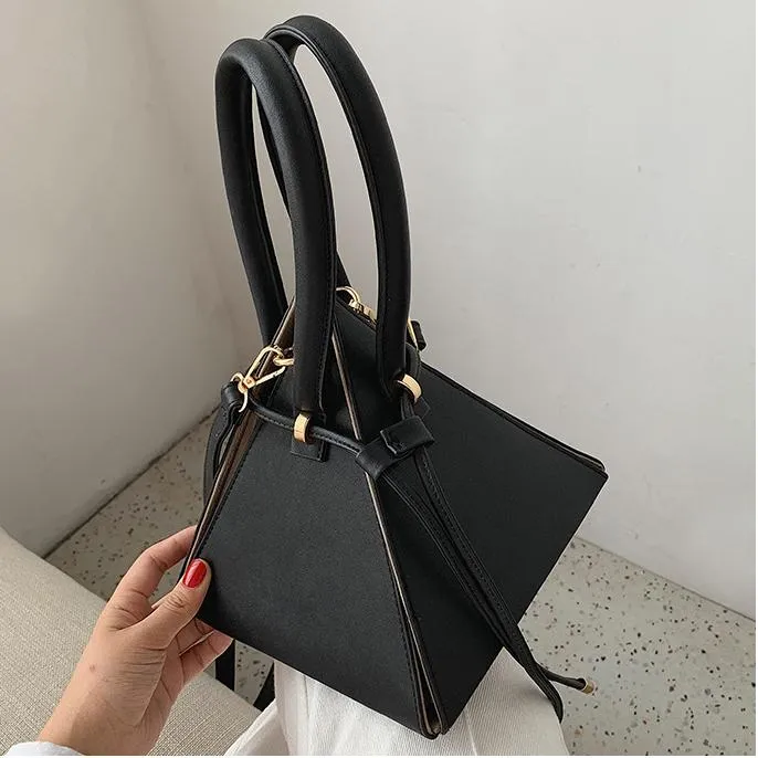 Designer Leather Handbag Mini Triangle Women Clutch Purse Hand Bag Lady Chains Tote Bags Portefeuille Femme Shoulder323m