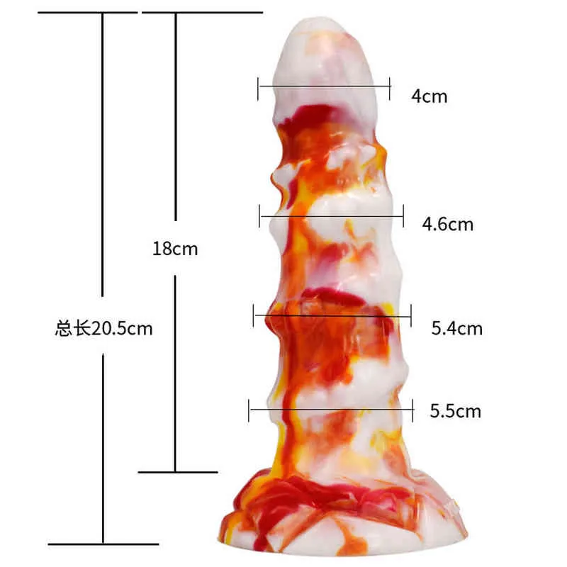 Nxy dildo's anale speelgoed yocy 2068 nieuwe grote achtertuin plug vloeibare siliconen penis nep lul vrouwelijke erotische masturbatie apparaat 0225