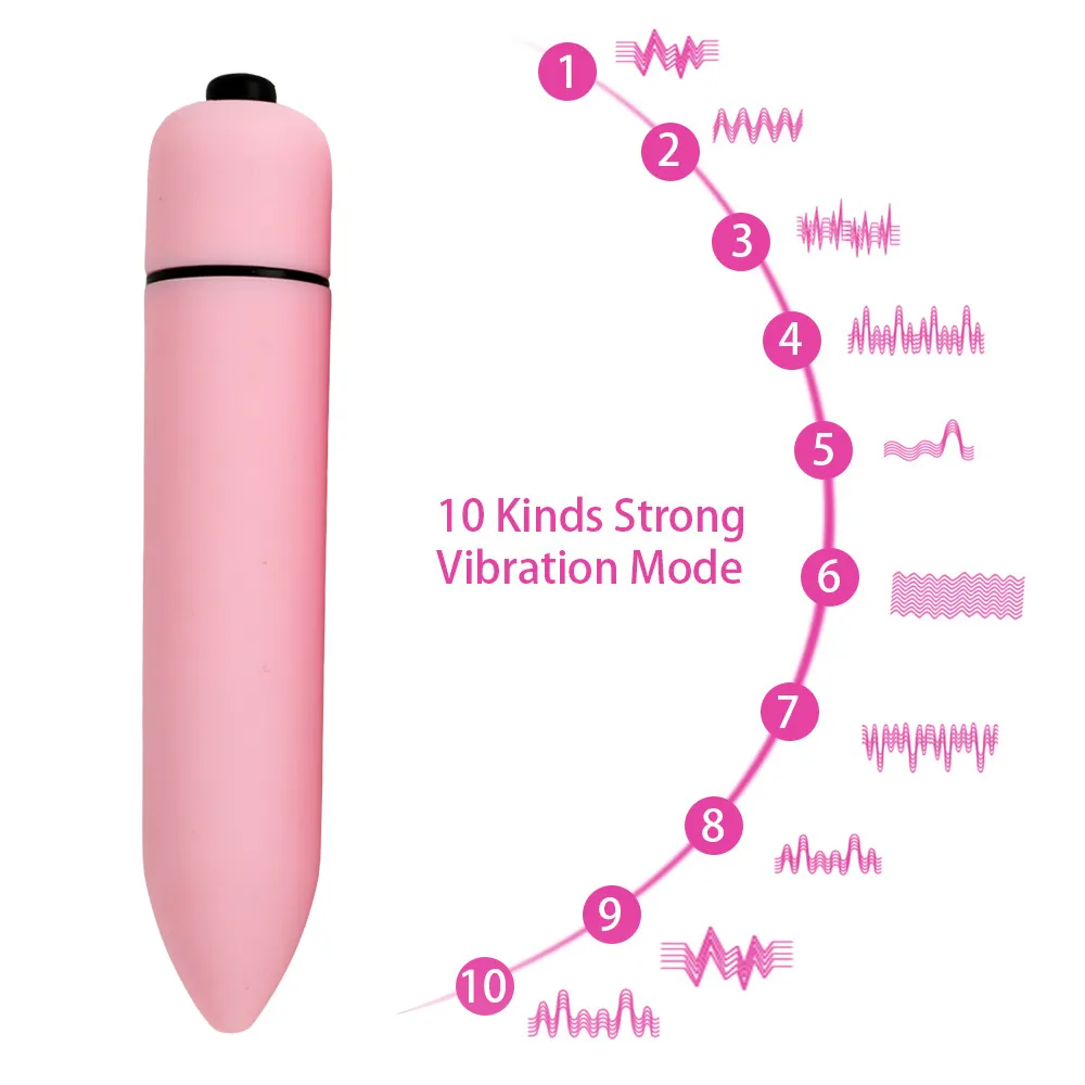 Nxy Sex Vibrators Masturbators 10 Speed Bullet Dildo Av Stok g Spot Clitoris Stimulator Mini Games for Women Maturbator Toys for Couples 1216