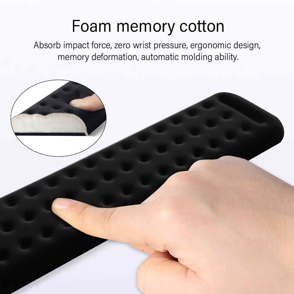 Mouse Memory Cotton Writ Keyboard Pads Эргономичный дизайн не скольжения Автоматическая формовка офисный домашний ПК ноутбук портативный