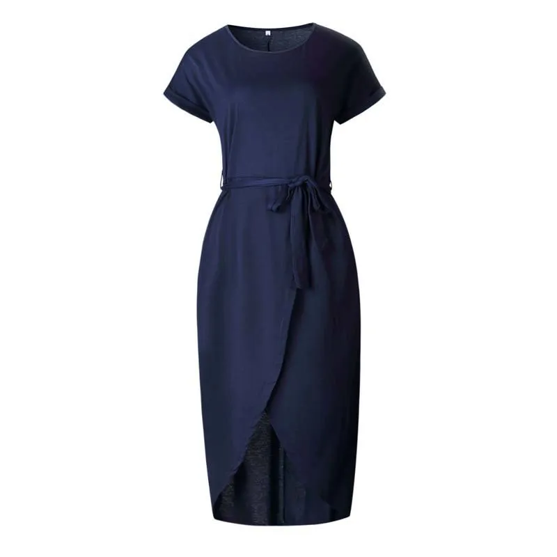 2021 Długa sukienka Plus Size Lato Krótki Rękaw Elegancki Maxi Dress Kobiety Luźne Dorywczo Robe Femme Sundress Female XXL XXXL X0521