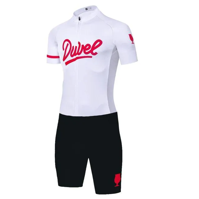 2022 Duvel Beer Men's Cycling Triathlon Skinsuit Maillot Ropa Ciclismo Speedysuit Bike Jersey Set Bicycle Clothing2274
