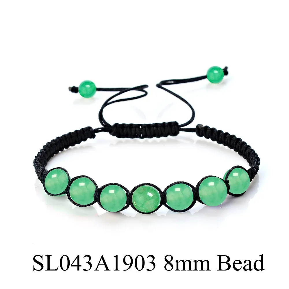 8 mm ronde kraal steen groen goud groen dongling tijger oogsteen geweven armband boeddhistische yoga reiki energie steenarmband