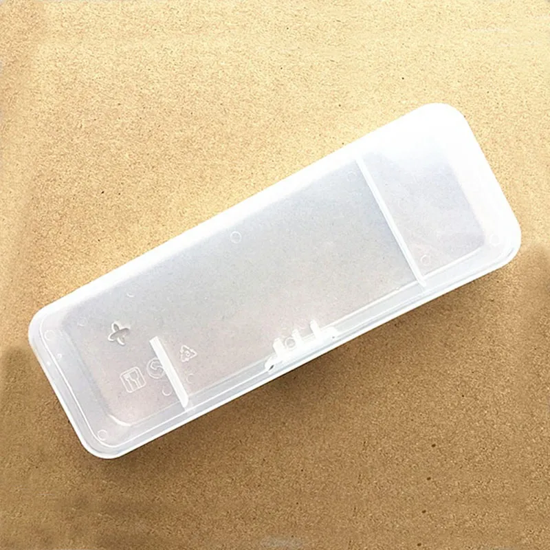 Мужчины универсальные бритвы хранения коробки полный прозрачный пластиковый корпус бритвы коробки экологически чистые PP высокое качество