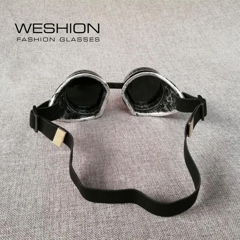 Steampunk Goggles Men Sunglasses Male Rave Cosplay Eyewear Clip On Sun Glasses Festival 2021 Strapes Shades Gafas De Sol Hombre241I