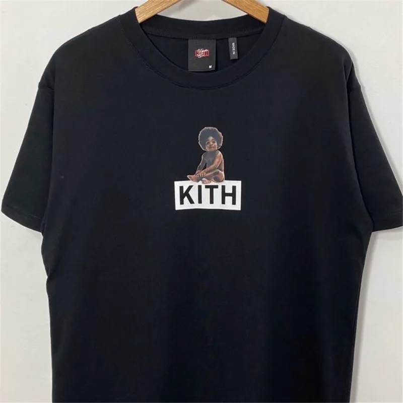 ヴィンテージ Kith tシャツ男性女性 1:1 高品質 Tシャツ Tシャツトップス洗浄半袖シャツ紳士服
