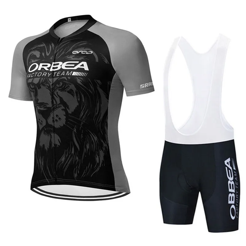 프로 팀 남성 ORBEA 팀 사이클링 저지 자전거 정장 자전거 셔츠 턱받이 반바지 세트 여름 자전거 의류 산악 자전거 복장 ROPA CICLISTO221Y